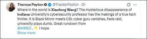 怎么申请皇冠信用网
_知名华裔教授王晓峰失联两周怎么申请皇冠信用网
？“异常而危险的信号”