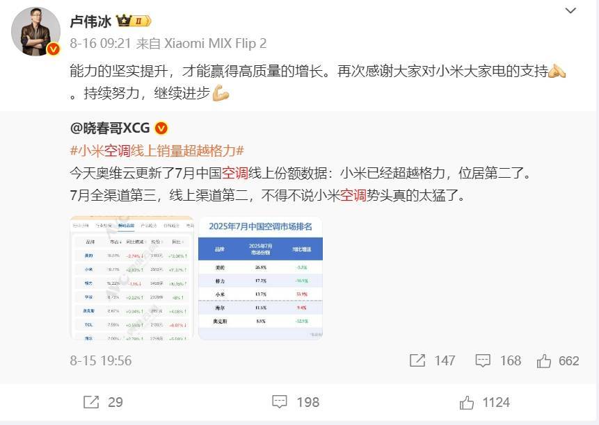 河南 vs 北京国安_雷军并未正面刚河南 vs 北京国安,华为造空调为什么最慌的是董明珠?