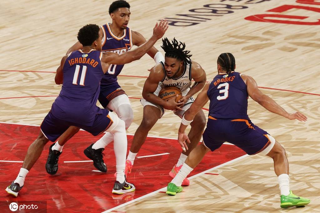 皇冠信用庄家_曾凡博1断3犯布克18+5+5 NBA中国赛太阳加时胜篮网